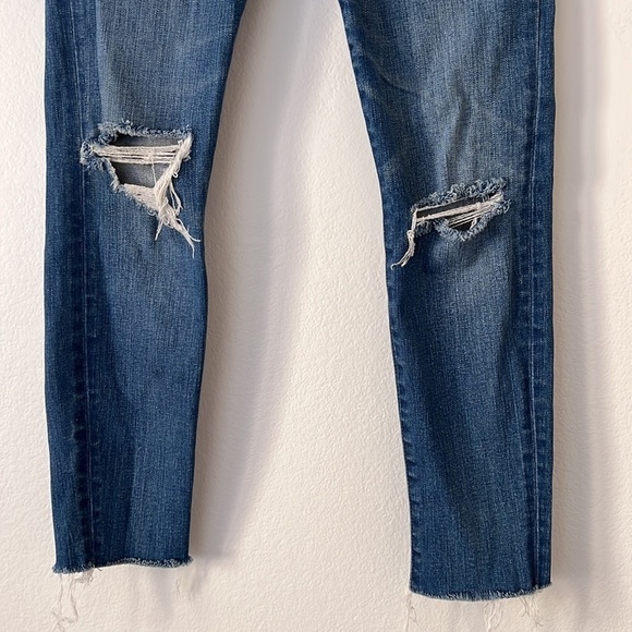 Madewell Women’s Distressed Blue 9inch Highrise Skinny Crop Jeans size 26 Denim - Picture 3 of 7